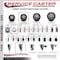 Service Caster 3.5'' Maroon Poly Wheel Swivel Bolt Hole Caster Set with 2 Posi Lock Brakes, 4PK SCC-BH20S3514-PPUB-MRN-PLB-2-S-2 - alternate 2